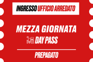 Day pass a mezza giornata per ufficio arredato