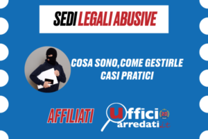 Copertina corso domiciliazioni abusive affiliati ufficiarredati